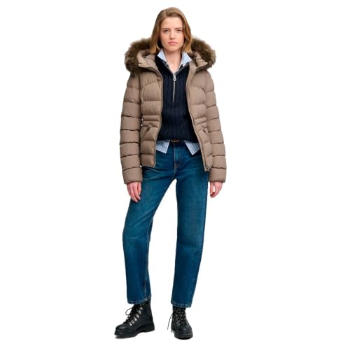 Superdry Femme Doudoune Fuji à Capuche Fourrure Synthétique - vue 8