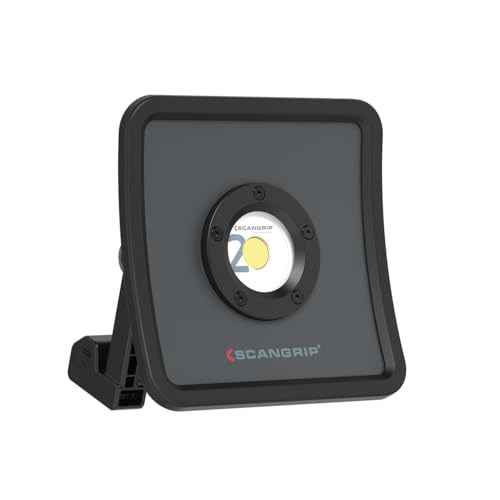 SCANGRIP Proyector LED recargable NOVA R, de mano, regulable, hasta 2000 lúmenes