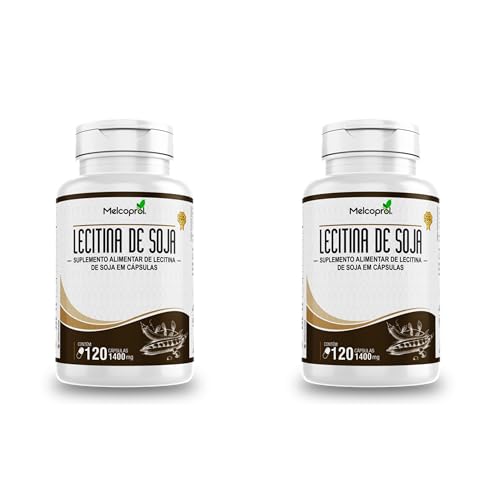 2x Lecitina de soja 120 acps 1400mg Melcoprol