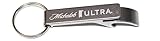 Michelob Ultra Keychain Bottle Opener, Silver Aluminum Color, Set of 5