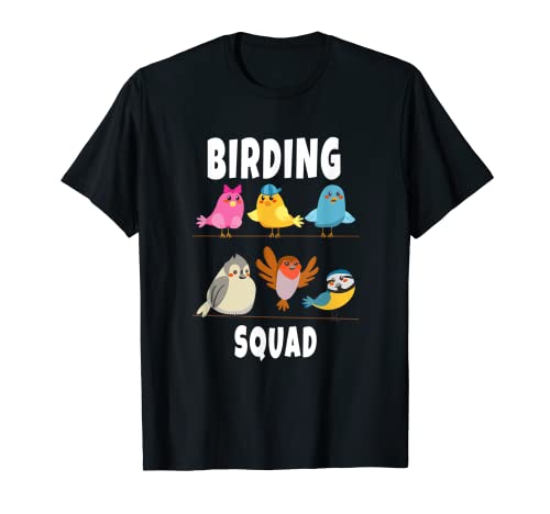 Birdwatchers Gifts Kids Cute Birding Birder Bird Watching T-Shirt