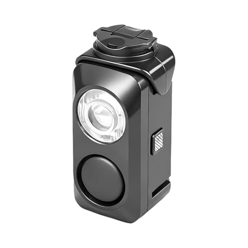 Lumières LED de vélo pour vélo de nuit rechargeables et étanches avec avertisseur sonore