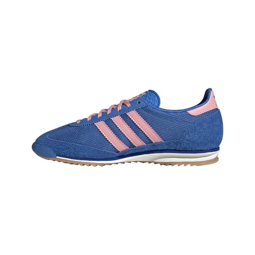 adidas Womens Sl 72 Og Lace Up Sneakers Shoes Casual - Blue, Pink - Size 5.5 M3