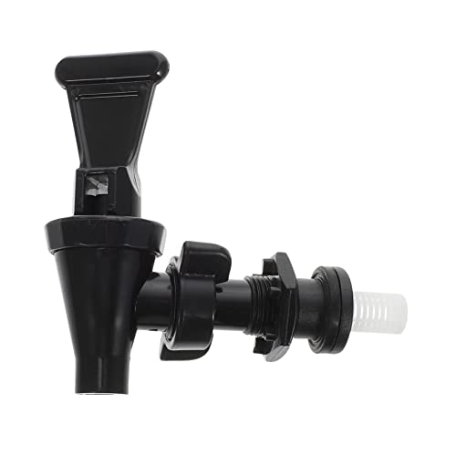 IWOWHERO Grifo de Cubo de té con Leche Grifo de Repuesto para frío Balde canalón petacas de Alcohol Bebidas Grifo de Barril de plástico Grifo de Tanque de Agua de plástico el plastico Black