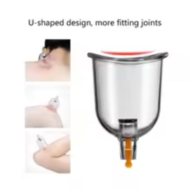 Set 32 Coppette per Coppettazione con Magneti Terapeutici – Ventosa Massaggio Sottovuoto per Sollievo da Dolori Muscolari – Kit Terapia Cinese per Casa