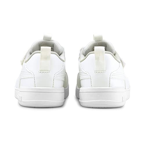 PUMA PUMA Kids Multiflex Hook & Loop Sneaker, White White, 9 US Unisex Toddler