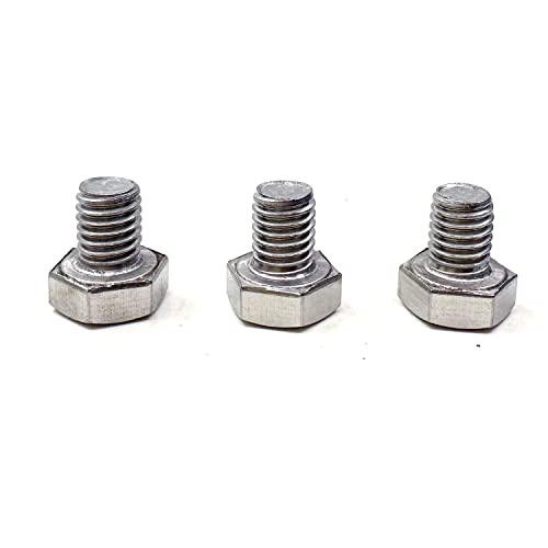 Image of M8 Hex Bolt, M8-1.25 x 10mm Hex Head Screw Bolts, 304 Stainless Steel, Fully Threaded, Plain Finish, Hex Tap Bolts 20Pcs(M8x10mm)