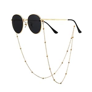 Veda Tinda Vision Vintage Small Round Sunglasses Classic Retro Circle Shades For Women Men UV400 Protection Eyeglasses Chain