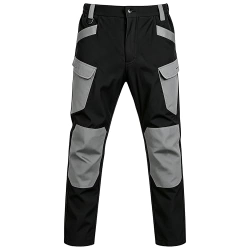 Mens Work Pants Ripstop Construction Waterproof Tactical Cargo Pants - image 5