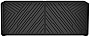 Mixsuper Custom Fit Cargo Liner for 2019-2023 BMW X7, Behind The 3rd Row Seats, All Weather Rear Cargo Trunk Mat Black