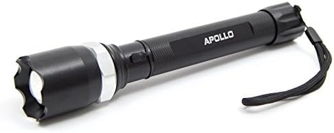 vevendo 500 Lumen Cree XML-T6 LED Torch with 3 Functions and 4800mAh Battery Rechargeable - Set incl. Plug, Auto-Charging Device, Arm Strap