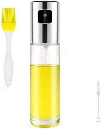 Olive Oil Sprayer, Suzzam Oil Sprayer for Cooking Food-grade Glass Oil Spray Bottle Oil Misters Vinegar Bottle Oil Dispenser for Cooking Salad BBQ Kitchen Baking Roasting