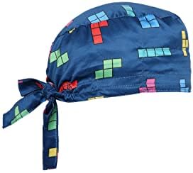 Associated Uniforms Printed Satin Scrub Cap Unisex with Sweat Band