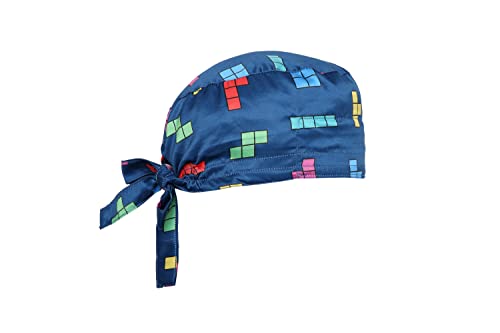 Associated Uniforms Printed Satin Scrub Cap Unisex with Sweat Band