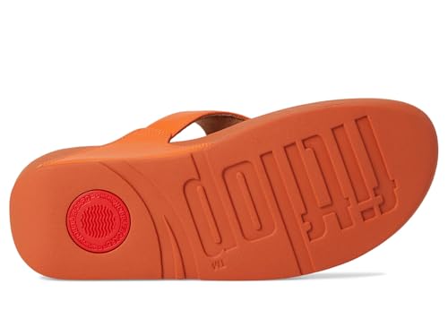 Image of FitFlop womens Lulu Leather Toe Post