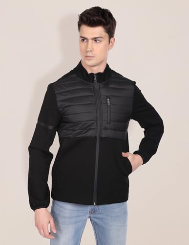 Image of U.S. POLO ASSN. Men's Nylon & Net Standard Length Solid Trench Coat
