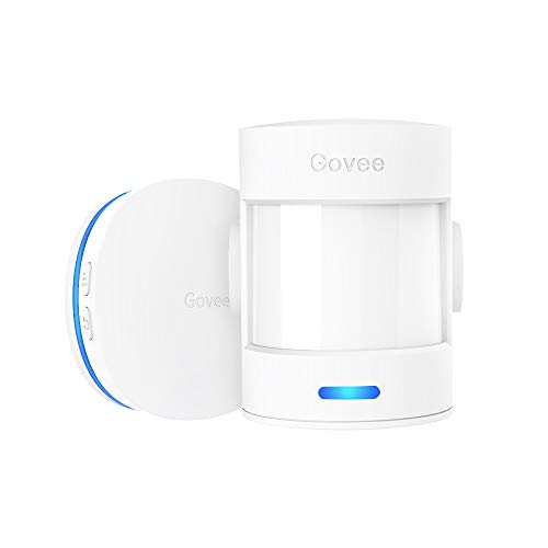Govee Motion Sensor Alarm Upgraded, 328Ft Motion Detector for Home Security with 36
