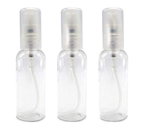 6PCS Empty Refillable Transparent Plastic Pump Press Bottle Small Container Jar