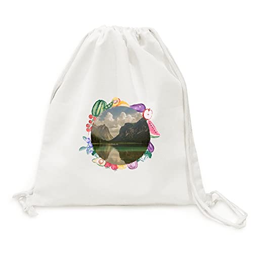 Beauty Gift sac en tissu pliable avec sangle décors science nature
