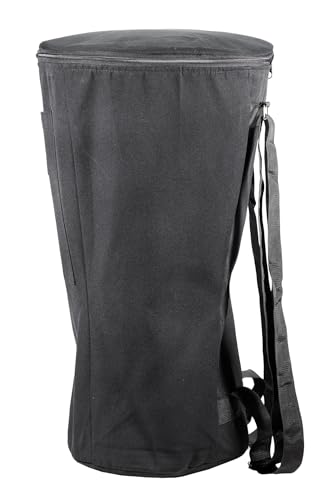 onlyfly Djembé-Tasche, 60cm Ø 30cm, Schwarz, Baumwolle...