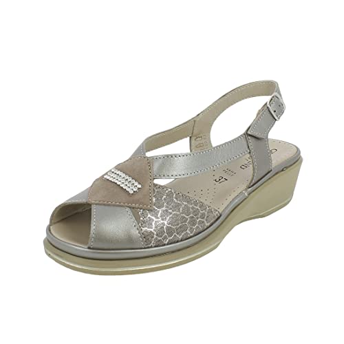 Grunland SA2407 ELOI Sandalo Donna P. Taupe 38