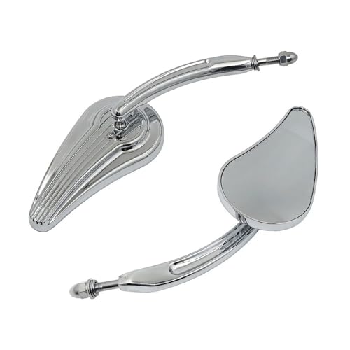 Rétroviseurs latéraux de guidon avec miroirs réglables pour une visibilité moto maximale