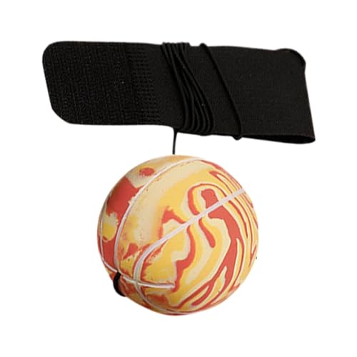 Générique Ball auf der Rückseite, Handgelenkball, 2,36 Zoll Bälle an einer Kordel | Markenspielzeug, Fingertrainingszubehör, Reaktions-Spielzeug für Sport