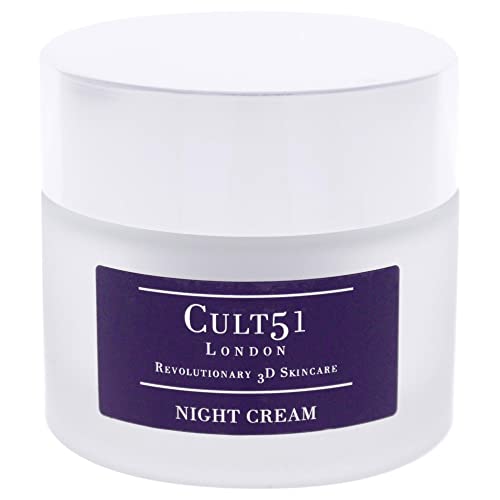 Cult51 Night Cream - Intensely Hydrating Moisturizer - Prevents, Reduces Signs Of Aging And Visible Wrinkles - Experience Glowing Skin And Deep Hydration - Renewing Treatment Restores Face - 1.6 Oz
