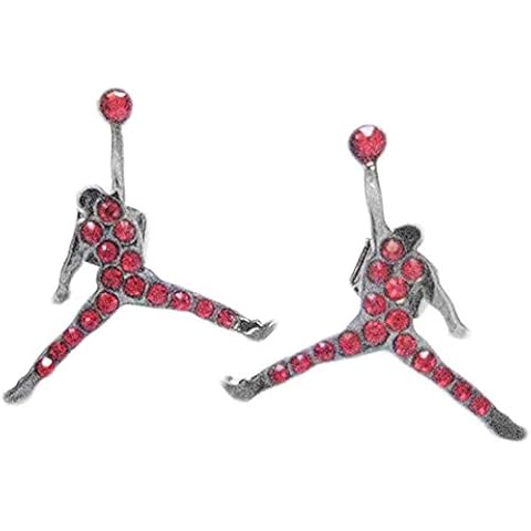 Generic Silver-Plated Basketball Earrings Cover