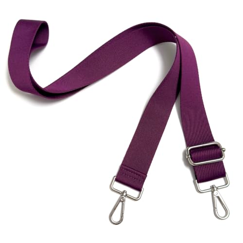 Image of S&loyoe Thickened Solid Color Purse Straps Replacement Crossbody Bag Strap Adjustable Wide Guitar Straps for Handbags 1.5inch