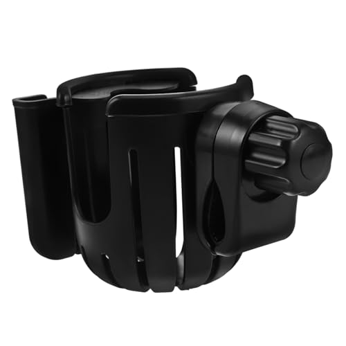 EXAOMBLE Bicycle Handlebar Cup Holder with Phone Mount Universal Drink Rack for Stroller Wheelchair Scooter Easy to Use Store