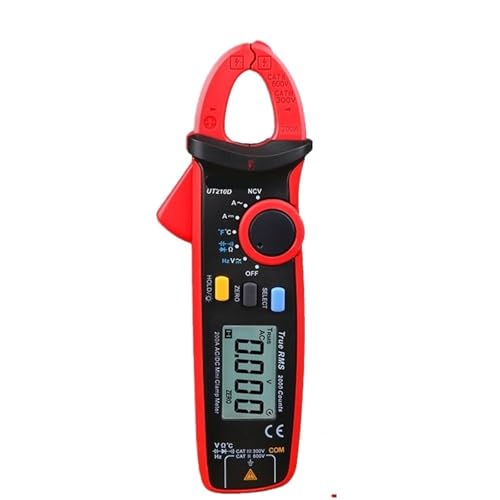 Pinza Amperimétrica Digital UT210D GENTERUN con Medidor de Corriente AC/DC y True RMS miniatura 1