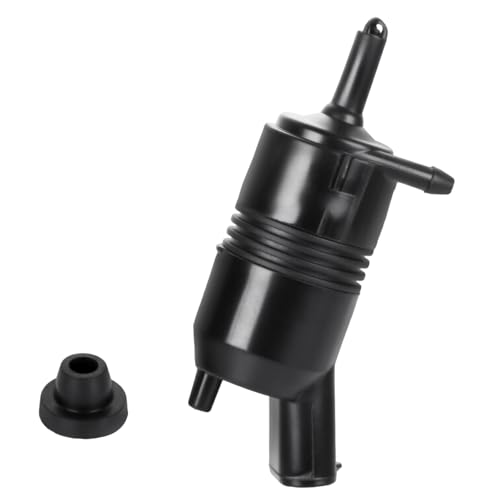 Image of SCITOO Rear Windshield Washer Pump Replacement fit for 2004-2007 For Buick For Rainier,Replaces OEM: 8900112619244680 | Direct fit for 2002-2009 For Chevrolet For Trailblazer|Replaces OE 22127573|22087136|19244683|89025063|With Grommet