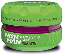 nishman Hair Styling Series (05 Keratin AQUA WAX, 150ml)