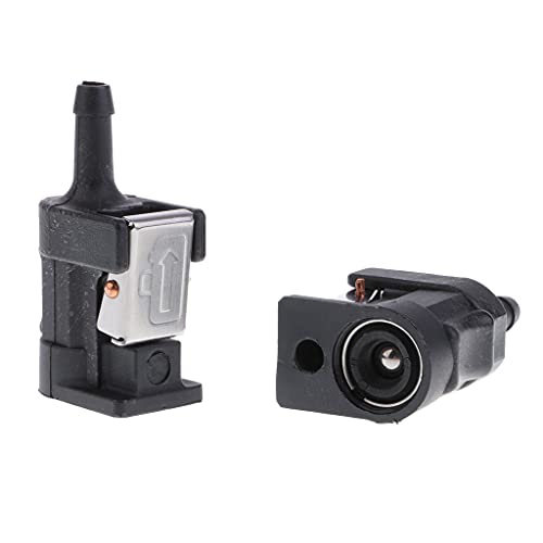 B Blesiya 2 conectores fêmea de linha de combustível de 6 mm para tanque de combustível do motor ext