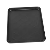 VORCOOL 防水プラスチック製シューズトレイ 多目的収納トレイ 耐久性重視 玄関 リビング 車トランク対応 ブーツ スリッパ収納用