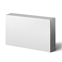 LLPT Dry Erase Magnetic Sheets 6 Packs 15CM x 21CM Reusable Washable No Adhesive Trimable Sticker Notes for Refrigerator Desktop Shelf DIY Whiteboard Color White (MSW598)