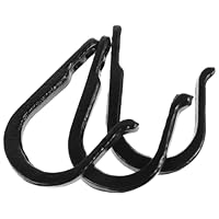 Cabilock 3Pcs Rustic Iron Wall Coat Hooks Vintage Style Double Decorative Hangers for Home Dorm Shop Heavy Duty Wear-Resistant Practical Storage