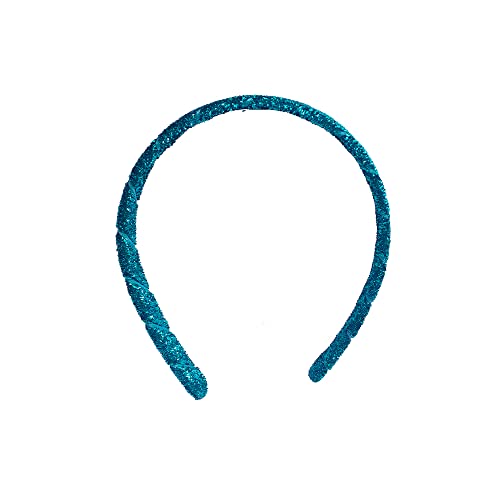 Gumii Tiara Veludo Brilho Aqua