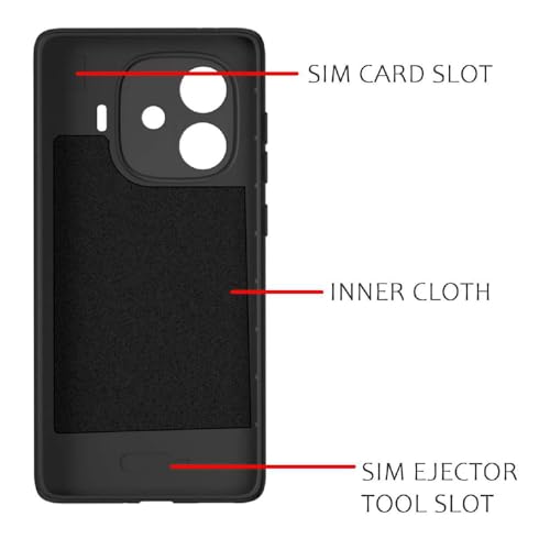 Image of Shockproof Case for iQOO Neo 10R 5G | Full Camera Protection | TPU Flexible Back Cover for iQOO Neo 10R 5G (Graphite Grey)