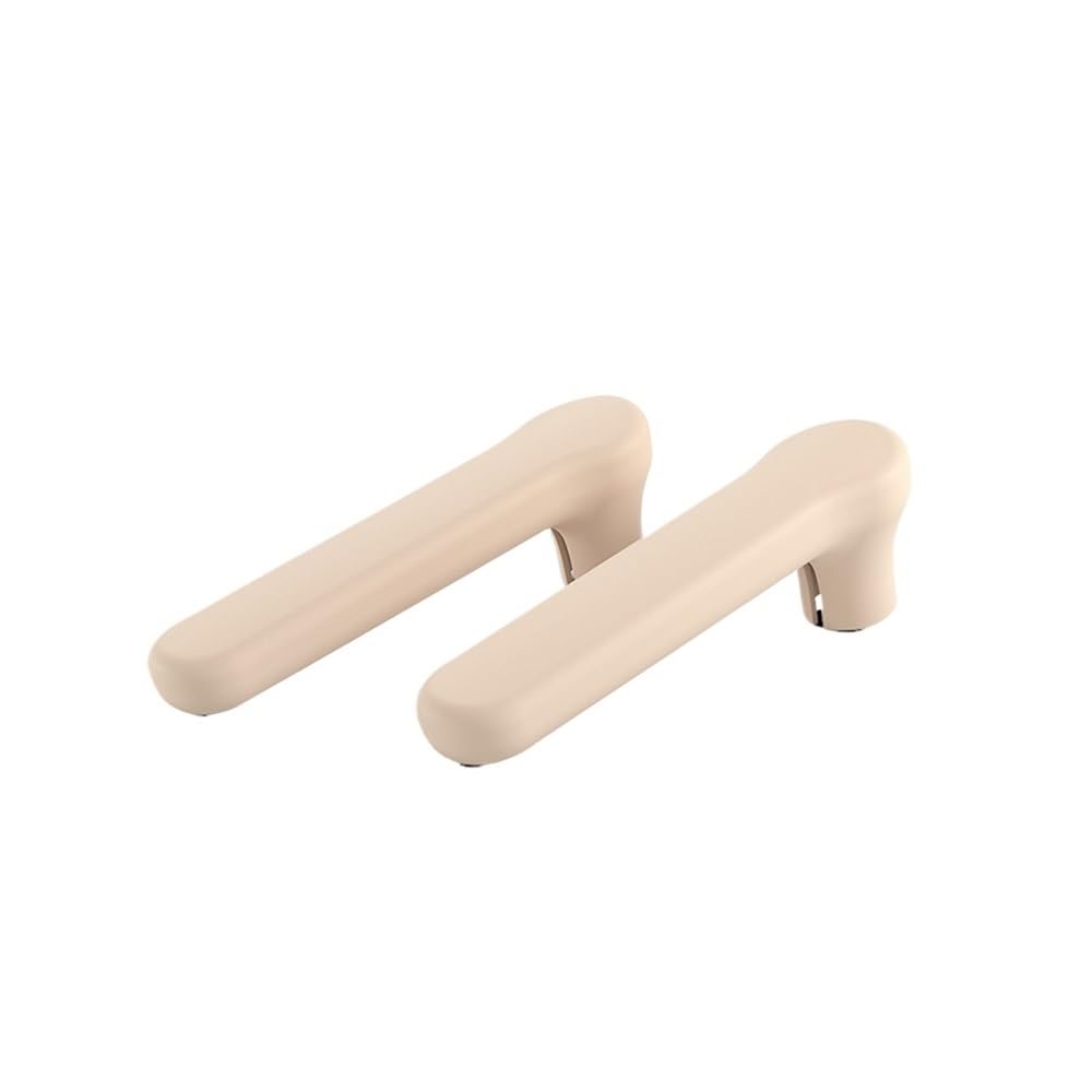 TIANSHENGQI 2PCS Handle Sleeve Living Room Anti-Collision Static-Free Wall Protector Door Knob Cover Silicone(Beige)