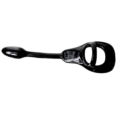 Perfect Fit Armor Tug Lock Anneau de Pénis Noir Taille S
