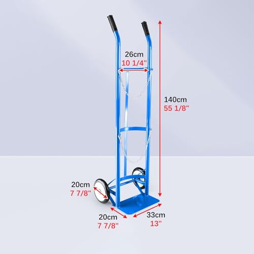 Chariot porte-bouteilles d'oxygène médical pour usines - 8
