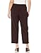 Briggs New York Women's Petite All Around Comfort Pant, Brown, 8P