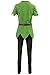 lancoszp Hombres Mujeres Disfraz de Peter Pelicula Cosplay Hada Superheroe Vestido Camiseta...