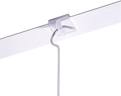 Direct Bazaar Suspended Ceiling Hangers, Clips, Clear Plastic Hook