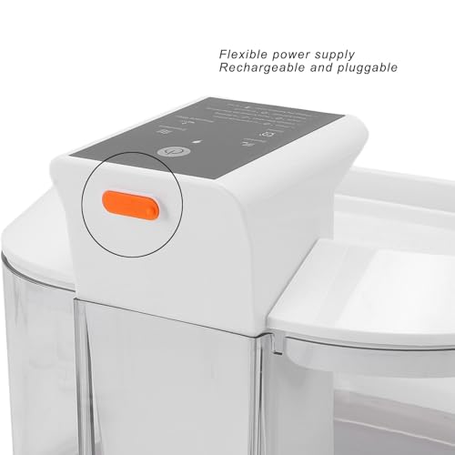 Fuente de agua para gatos 4.5L capacidad grande automática miniatura 4