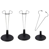 FWKAILEPING 2 Pack Stray Kids Lightstick Support, 5.5inch-1.9inch Lightstick Stand, Refer to Kpop Lightsticks, Twice Lightstick, Skz Lightstick, Ateez Official Lightstick Support（Two Black）