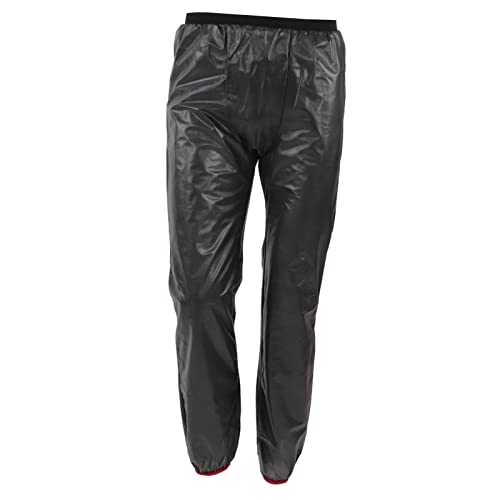plplaaoo Pantalones de Lluvia Impermeable Pantalones reflectantes para Trabajo Deportivo de Ciclismo al aire libre con un recubrimiento de Nano-Zinc de Zinc Tejido Elástico Gris Oscuro Incluye Bolsa