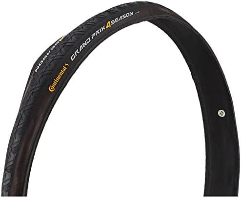 Continental Grand Prix 4-Season Bicycle Tire (700x23, Wire Beaded, Black)